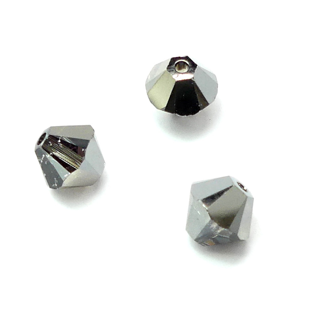 Bicone 6 - Crystal Silver Night (12 pces)