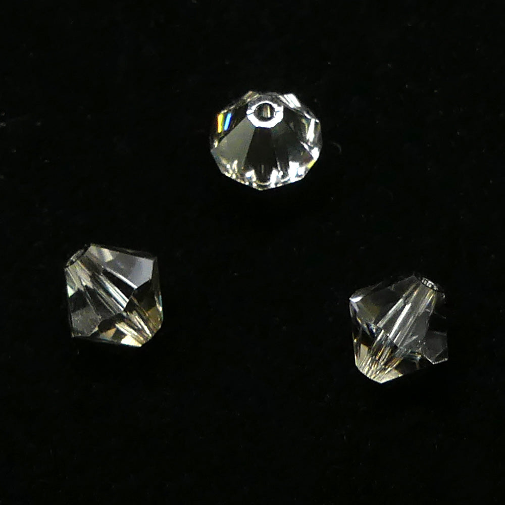 Bicone 6 - Crystal Satin (12 pces)