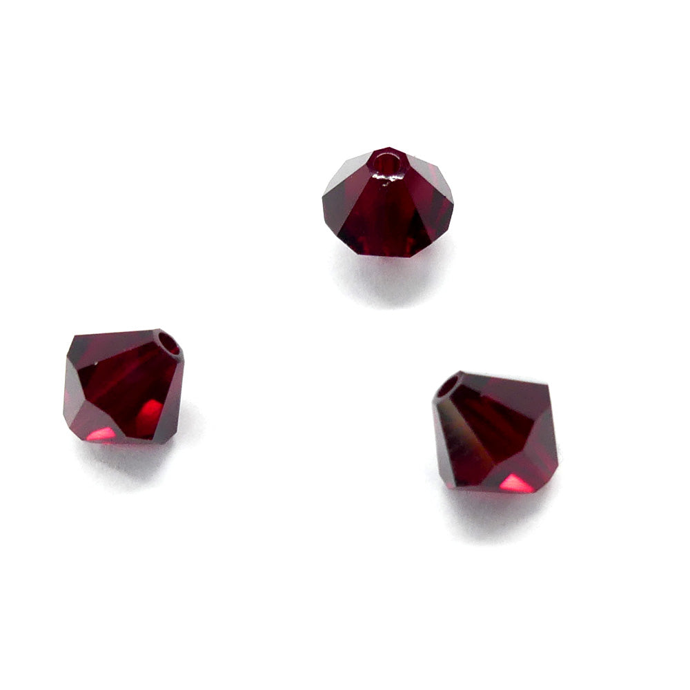 Bicone 6 - Garnet (12 pces)