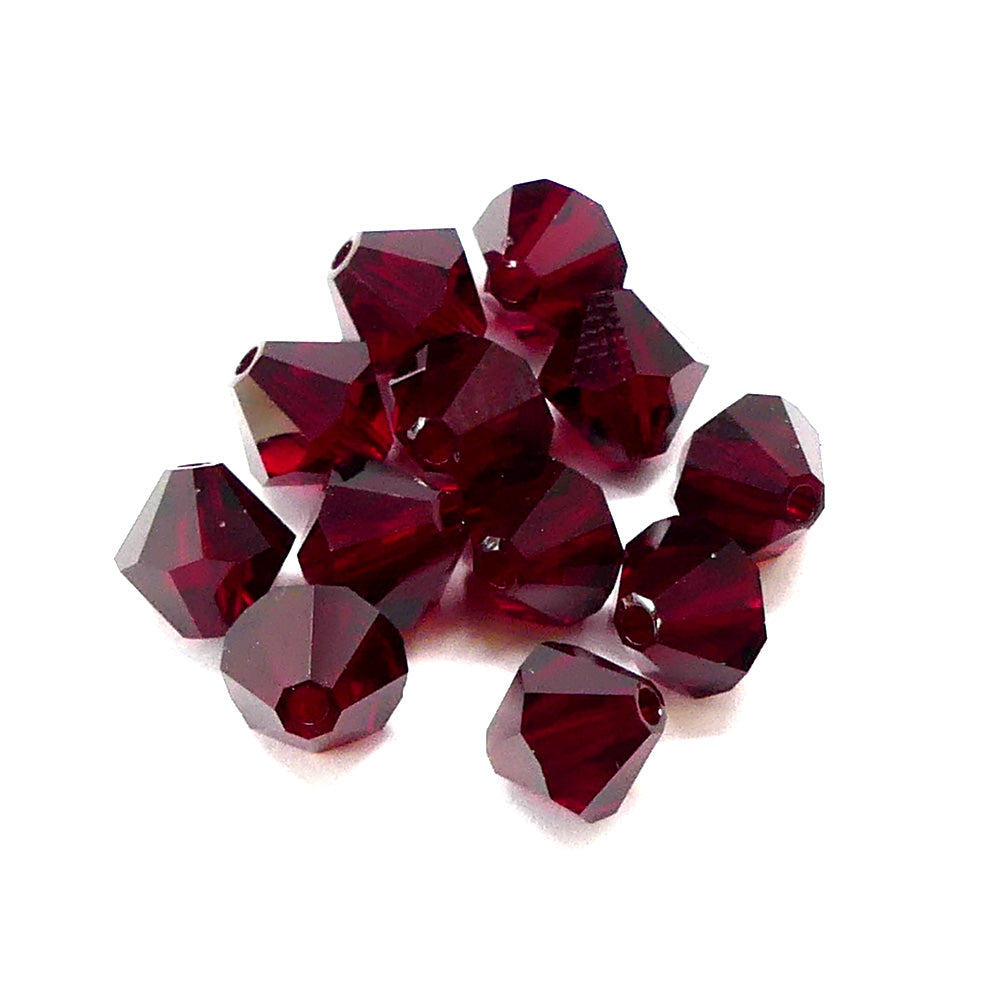 Bicone 6 - Garnet (12 pces)