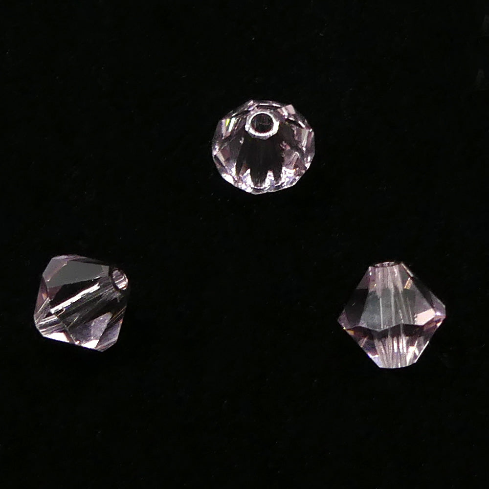 Bicone 6 - Light Amethyst (12 pces)