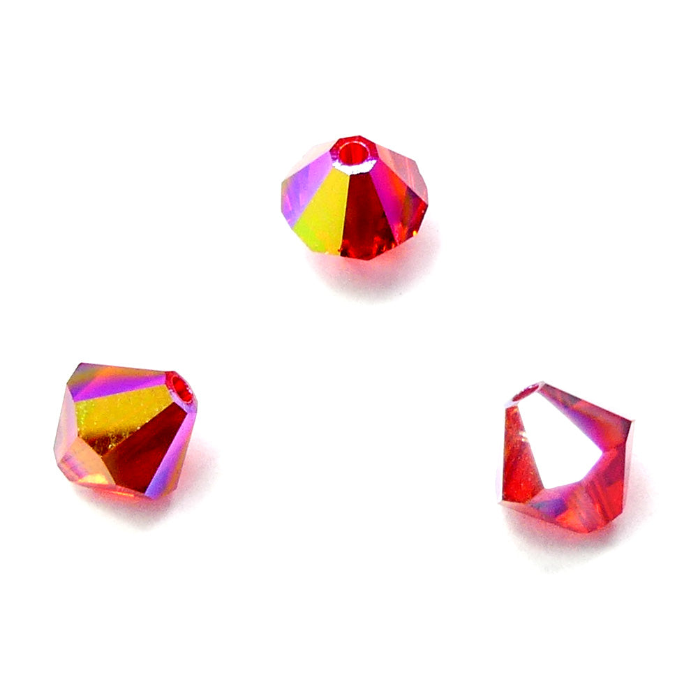 Bicone 6 - Light Siam AB (12 pces)