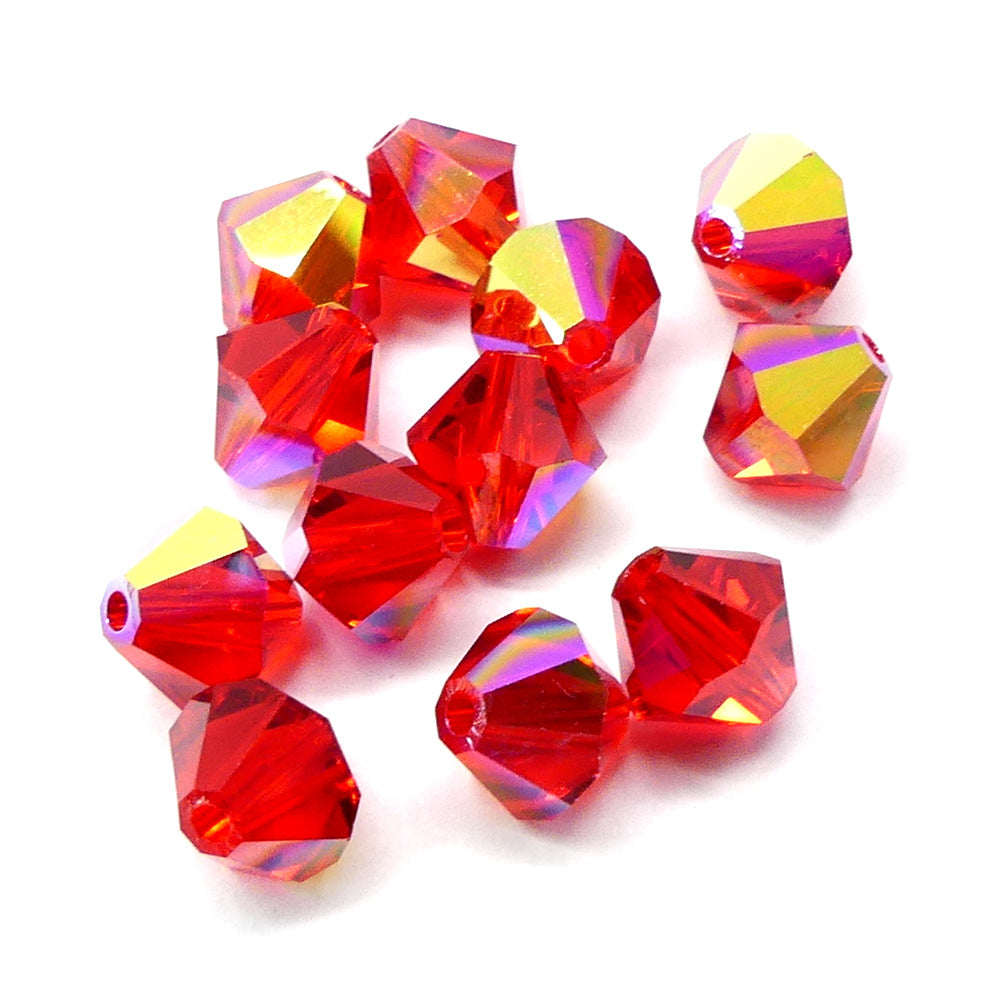 Bicone 6 - Light Siam AB (12 pces)