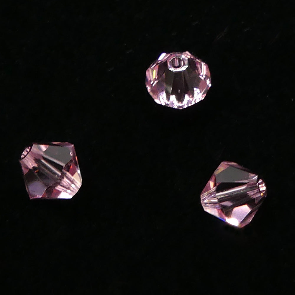 Bicone 6 - Light Rose (12 pces)