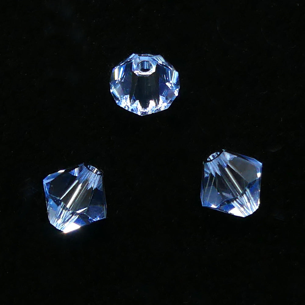 Bicone 6 - Light Sapphire (12 pces)