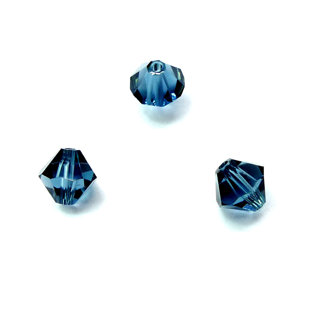 Bicone 6 - Montana Blue (12 pces)