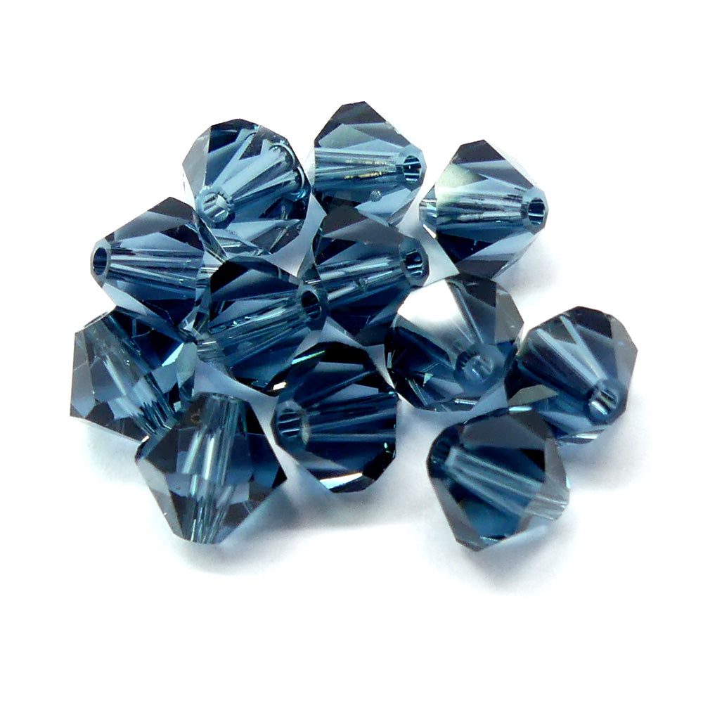 Bicone 6 - Montana Blue (12 pces)