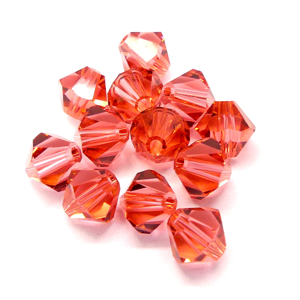 Bicone 6 - Padparadscha (12 pces)