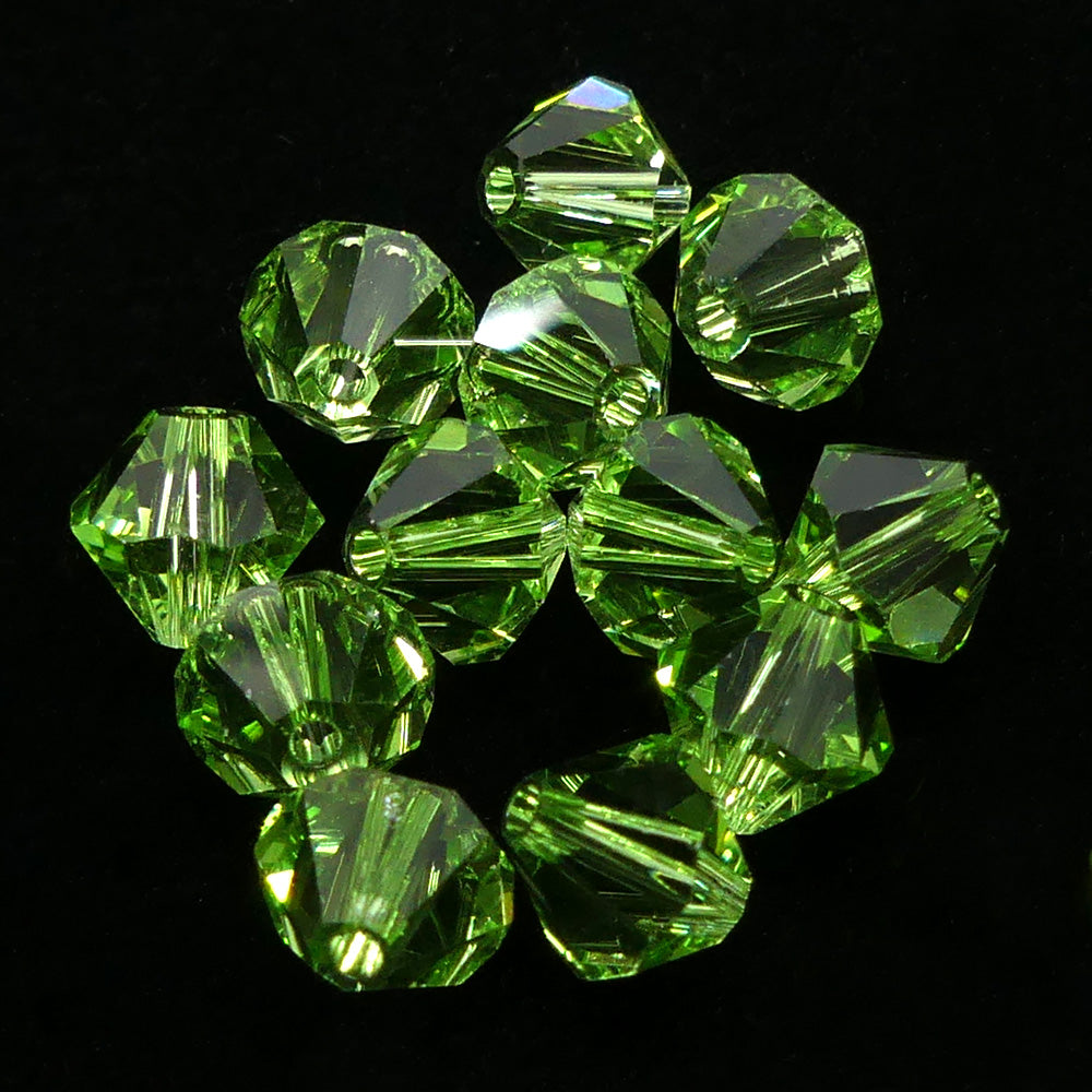 Bicone 6 - Peridot (12 pces)