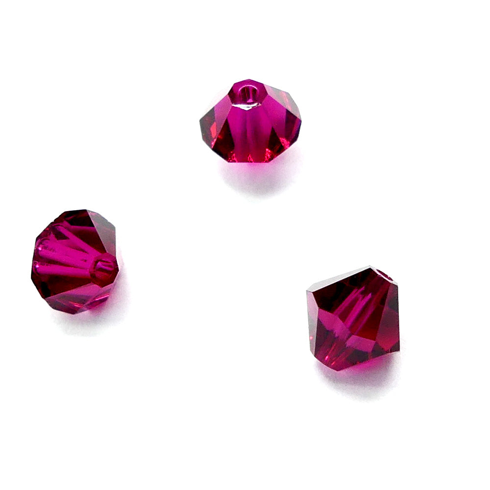Bicone 6 - Ruby (12 pces)