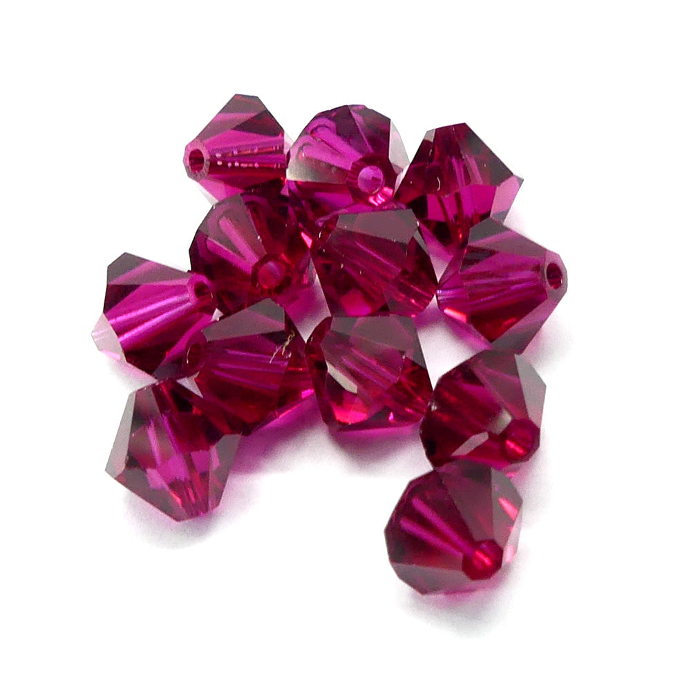 Bicone 6 - Ruby (12 pces)