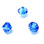 Bicone 6 - Sapphire (12 pces)