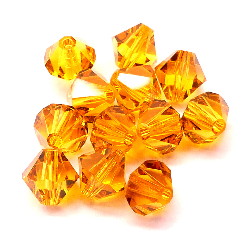 Bicone 6 - Topaze (12 pces)