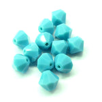 Bicone 6 - Turquoise (12 pces)