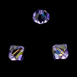Bicone 6 - Violet AB (12 pces)
