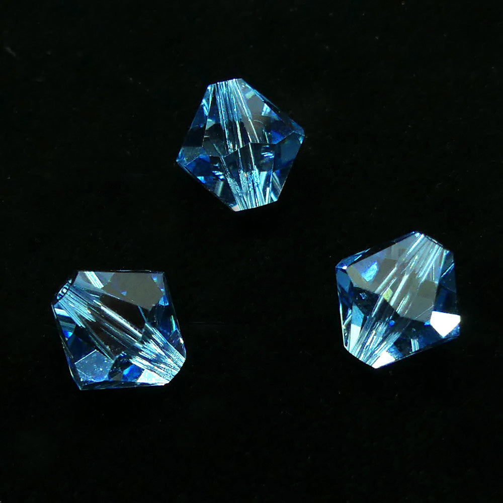 Bicone 8 - Aquamarine (5 pces)