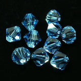 Bicone 8 - Aquamarine (5 pces)