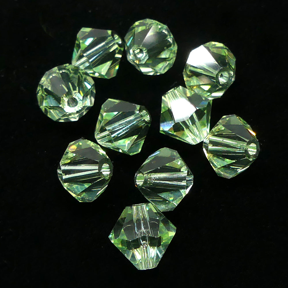 Bicone 8 - Chrysolite (5 pces)