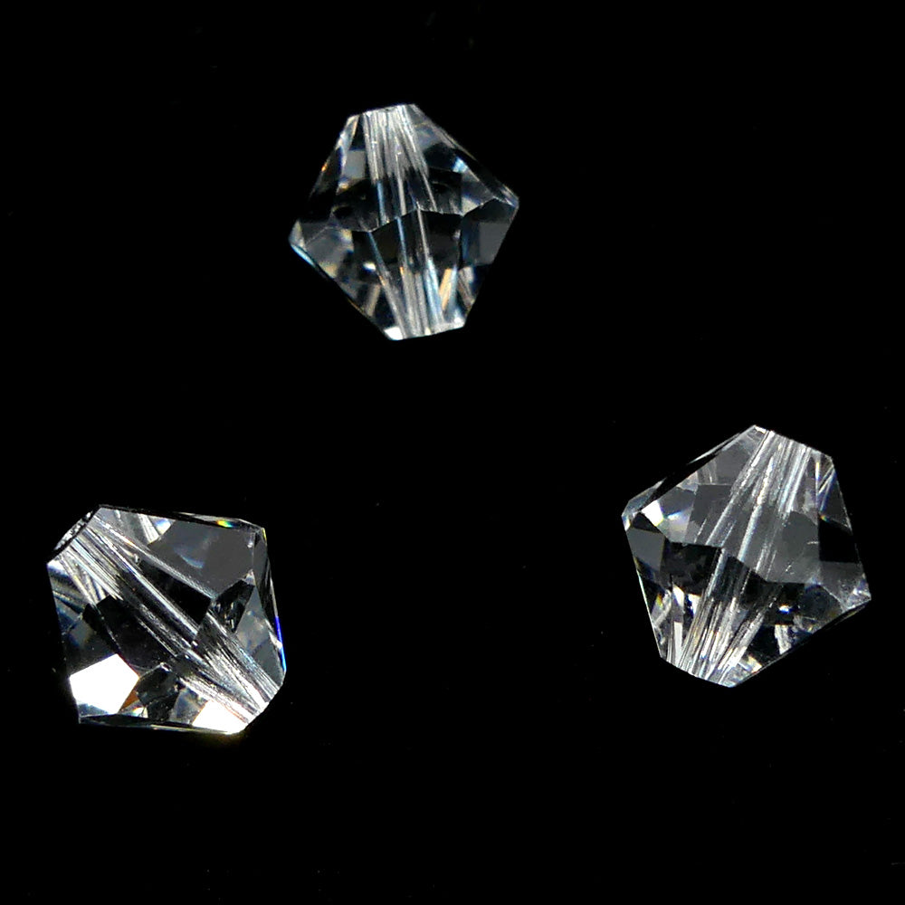 Bicone 8 - Crystal (5 pces)
