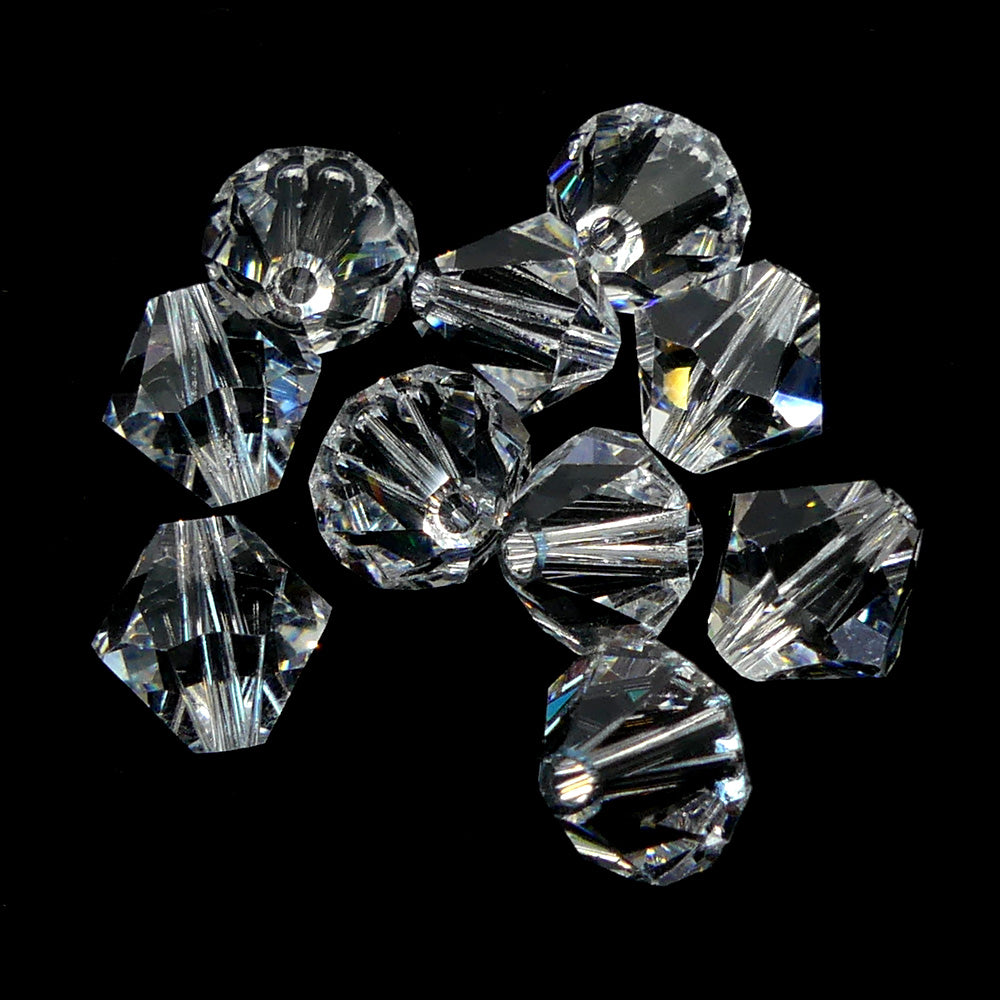 Bicone 8 - Crystal (5 pces)