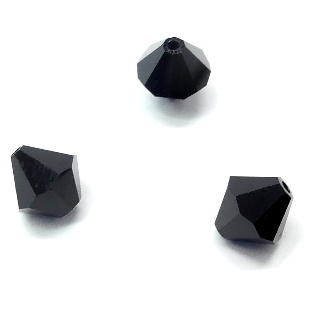 Bicone 8 - Jet (5 pces)
