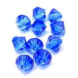 Bicone 8 - Sapphire (5 pces)