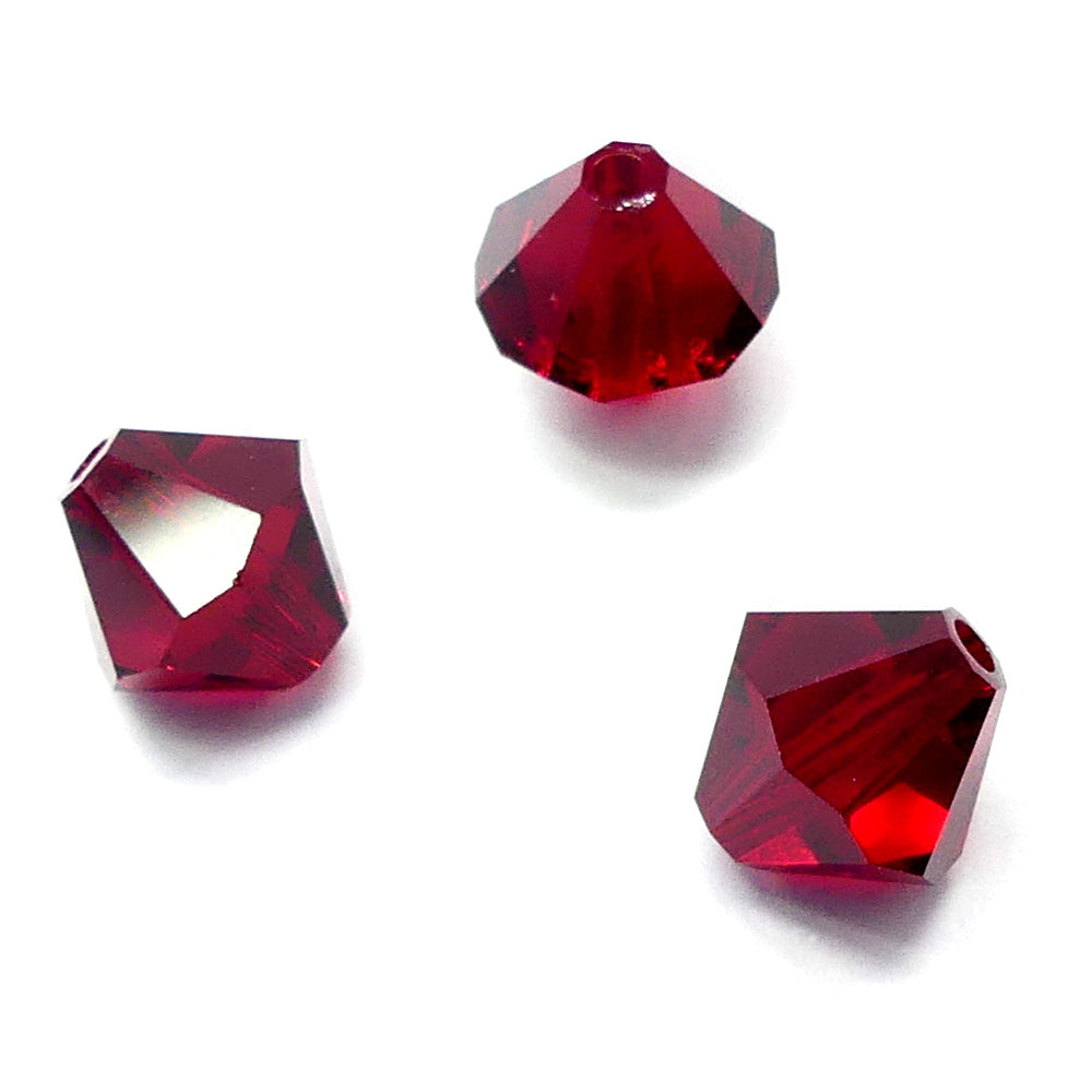 Bicone 8 - Siam (5 pces)