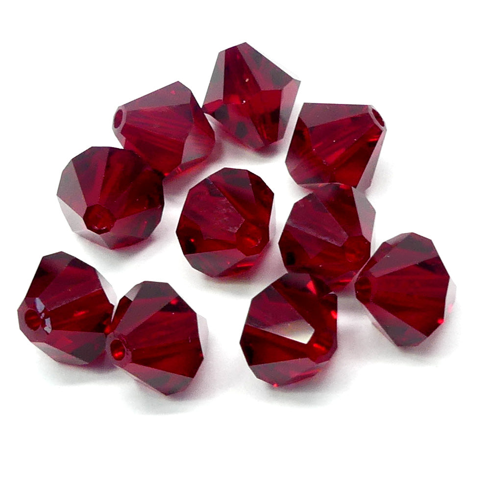 Bicone 8 - Siam (5 pces)