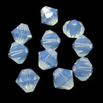 Bicone 8 - White Opal (5 pces)