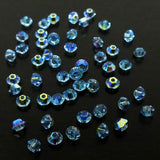 Bicone 3 - Aquamarine AB (25 pces)