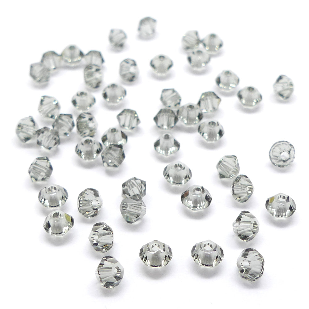 Bicone 3 - Black Diamond (25 pces)