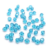 Bicone 3 - Blue Zircon (25 pces)