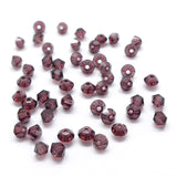 Bicone 3 - Burgundy (25 pces)