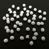 Bicone 3 - Chalk White (25 pces)