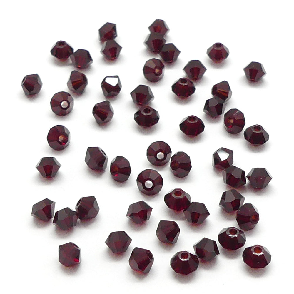Bicone 3 - Garnet (25 pces)