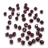Bicone 3 - Garnet (25 pces)
