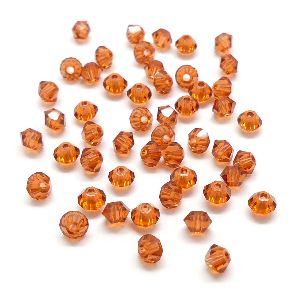 Bicone 3 - Indian Red (25 pces)