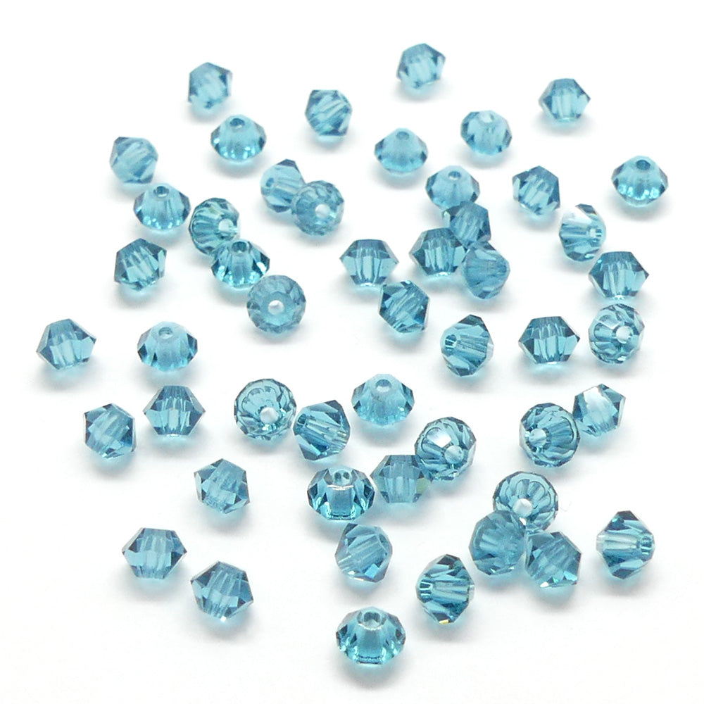 Bicone 3 - Indicolite (25 pces)