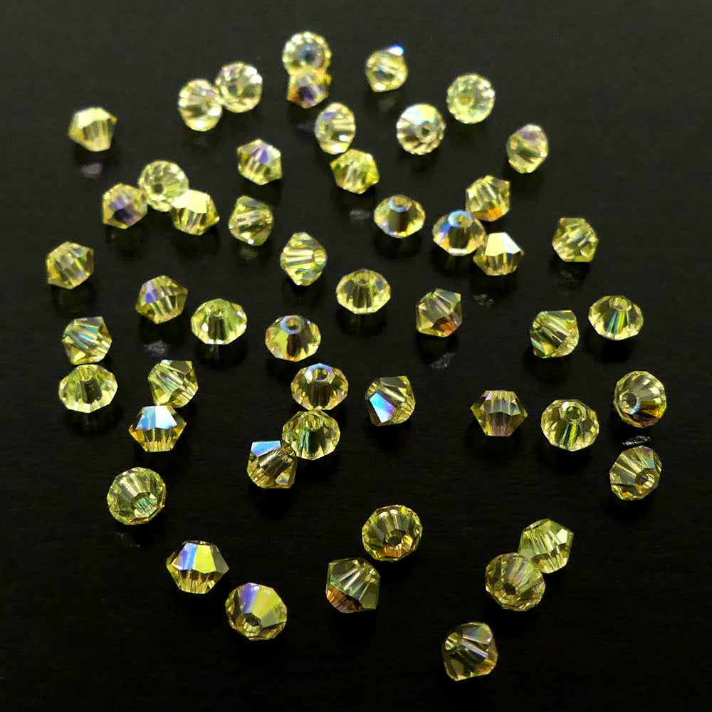 Bicone 3 - Jonquil AB (25 pces)