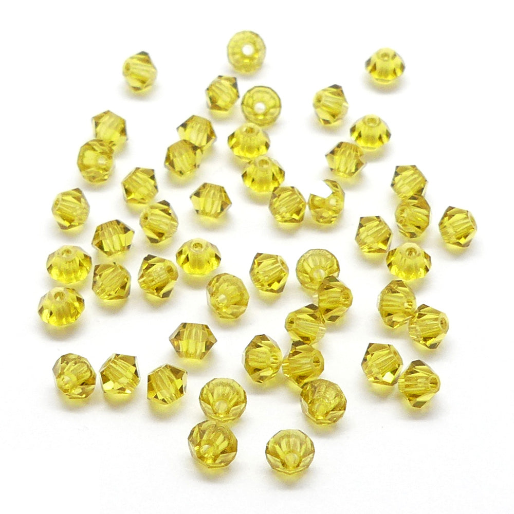 Bicone 3 - Lime (25 pces)