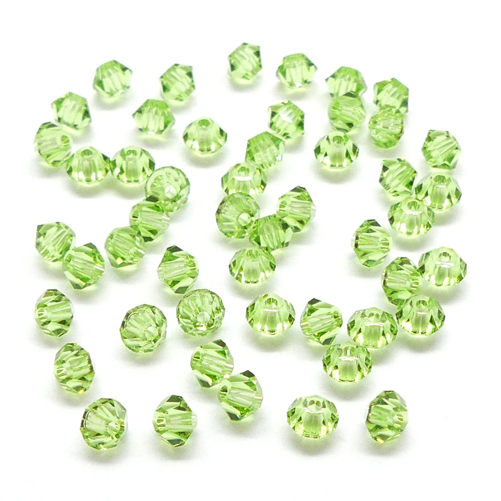 Bicone 3 - Peridot (25 pces)