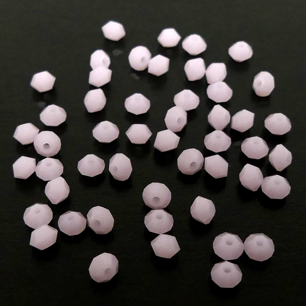 Bicone 3 - Rose Alabaster (25 pces)