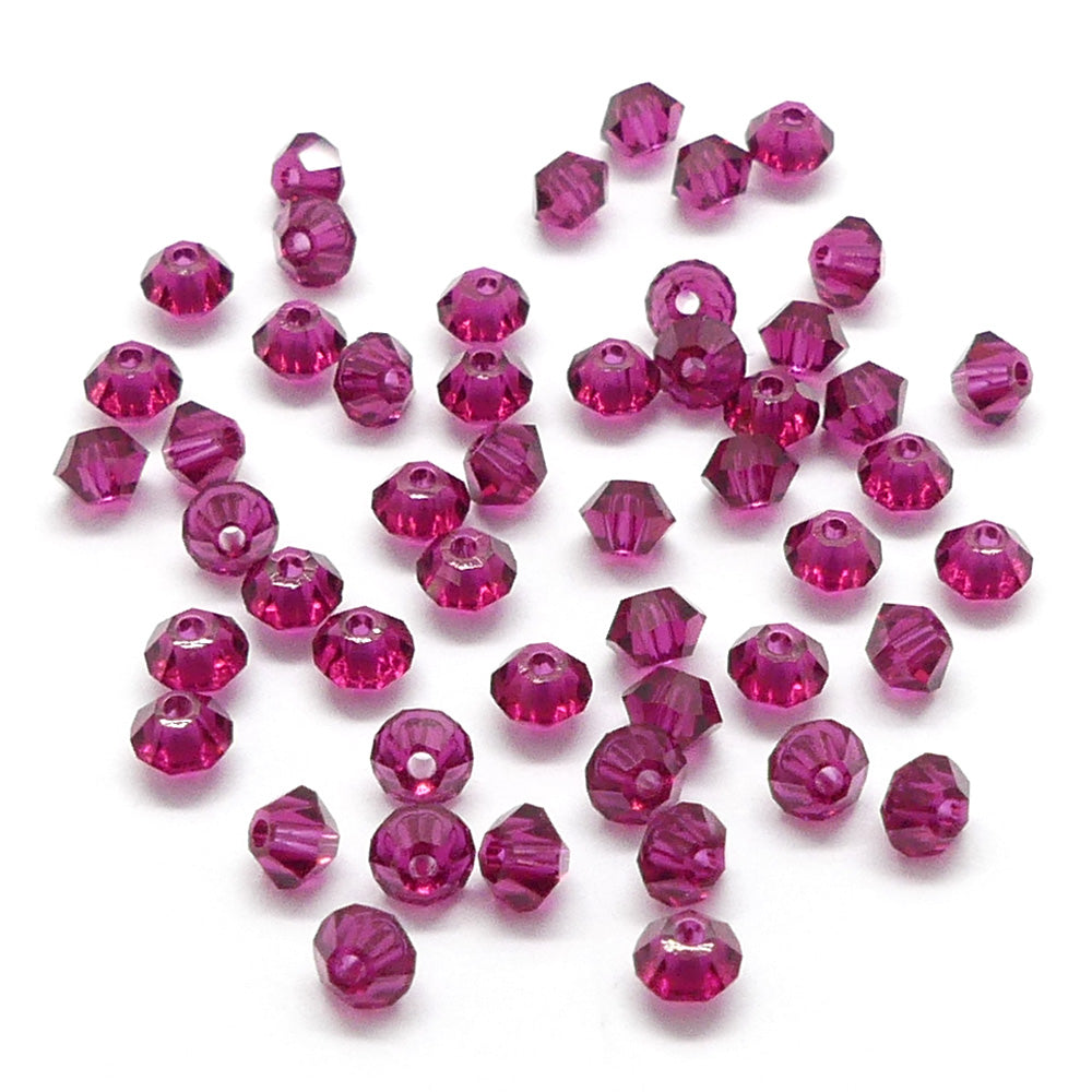 Bicone 3 - Ruby (25 pces)