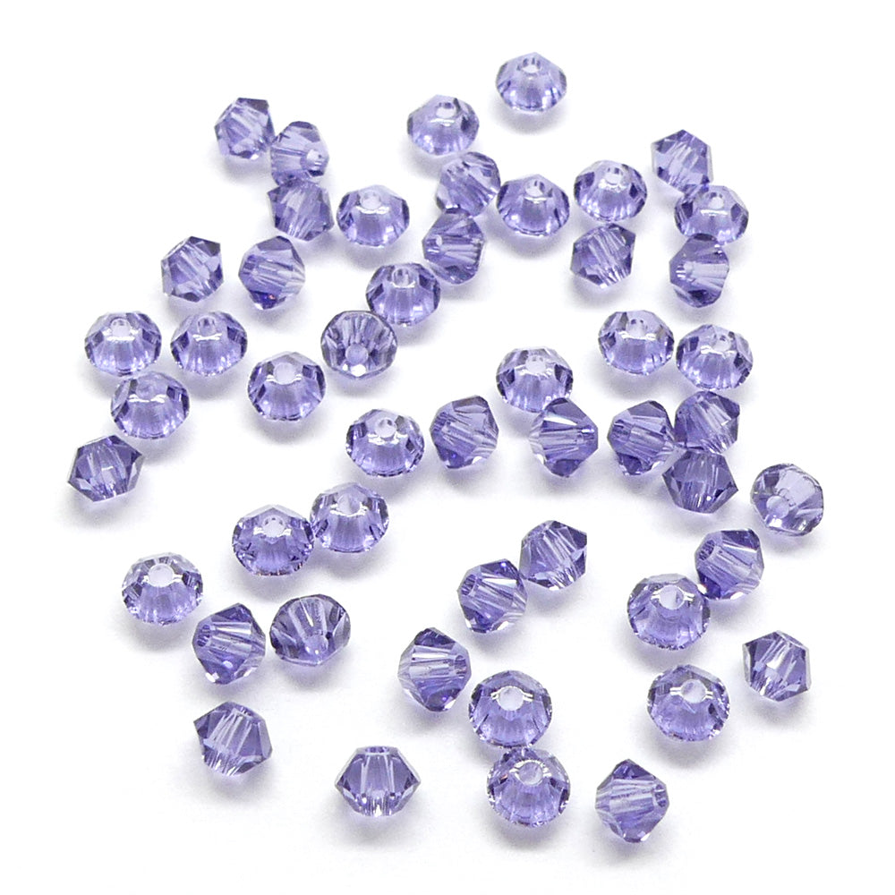 Bicone 3 - Tanzanite (25 pces)