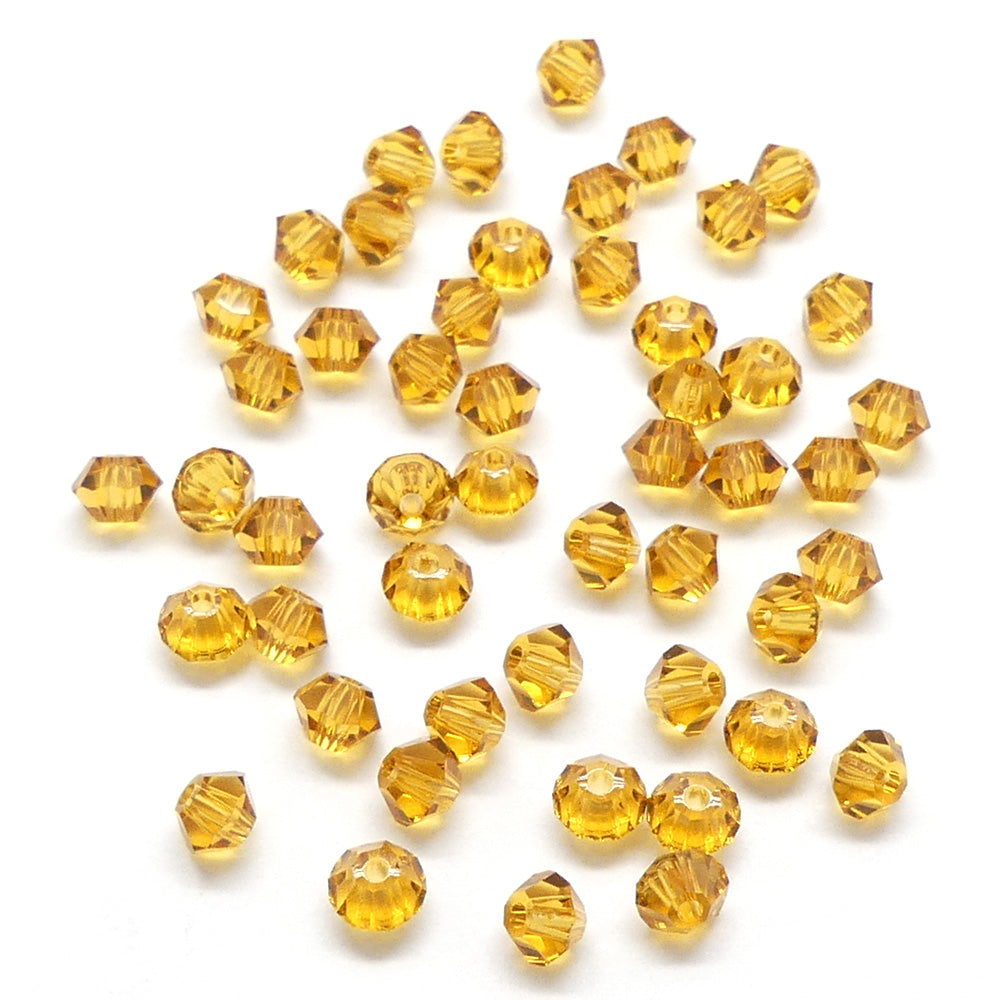 Bicone 3 - Topaze (25 pces)