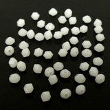 Bicone 3 - White Alabaster (25 pces)