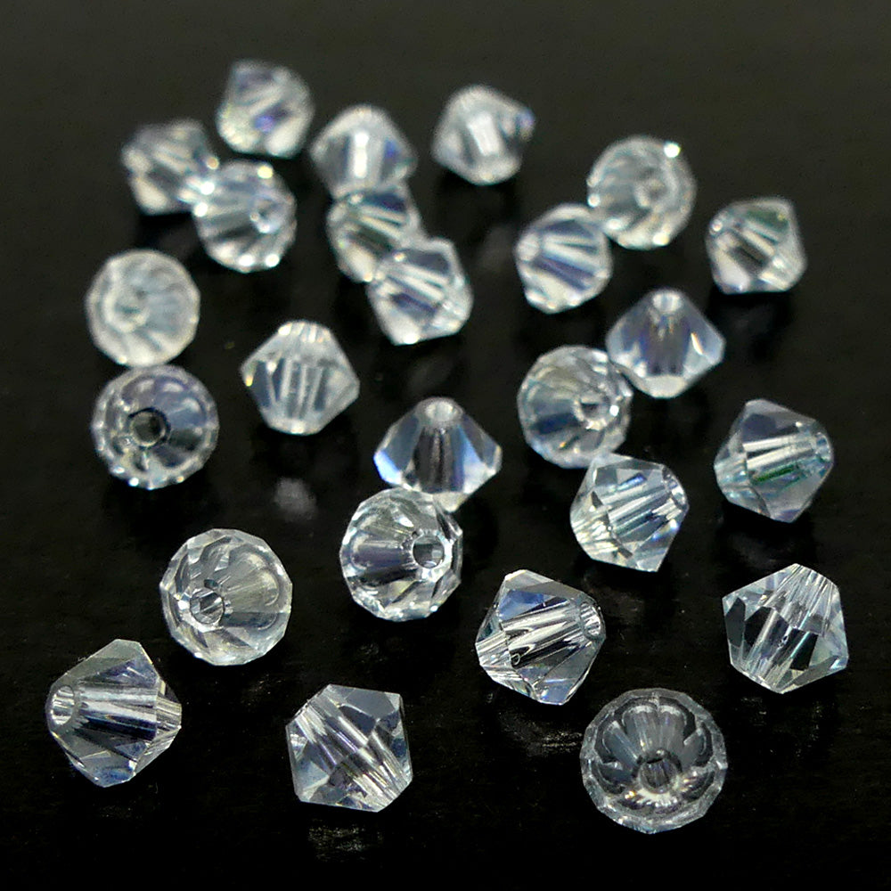 Bicone 4 - Cristal Ice (25 pces)