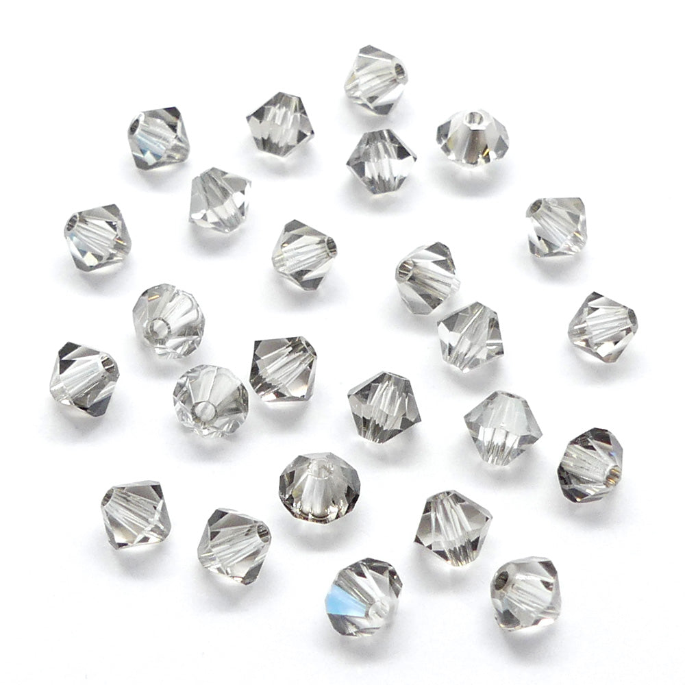 Bicone 4 - Cristal Satin (25 pces)