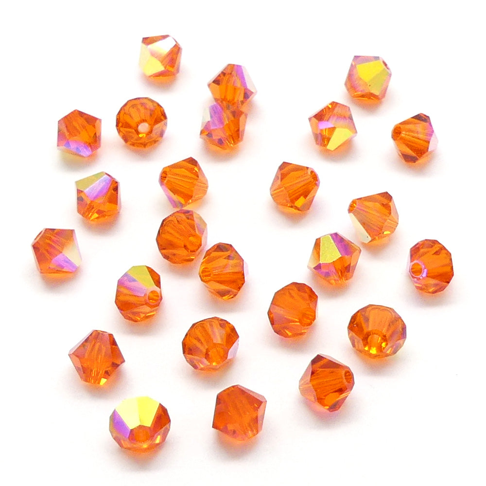 Bicone 4 - Jacinthe AB (25 pces)