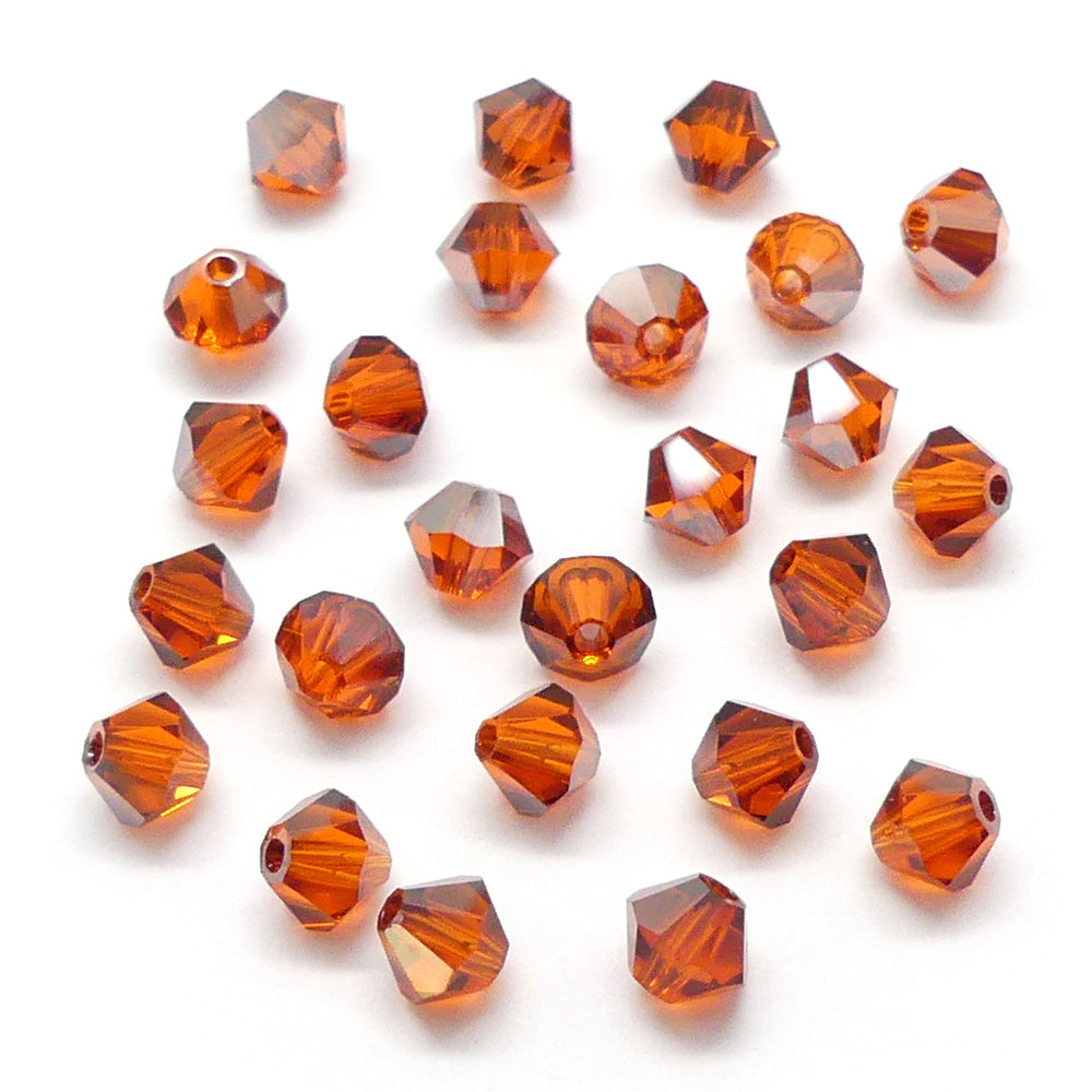 Bicone 4 - Jacinthe Satin (25 pces)